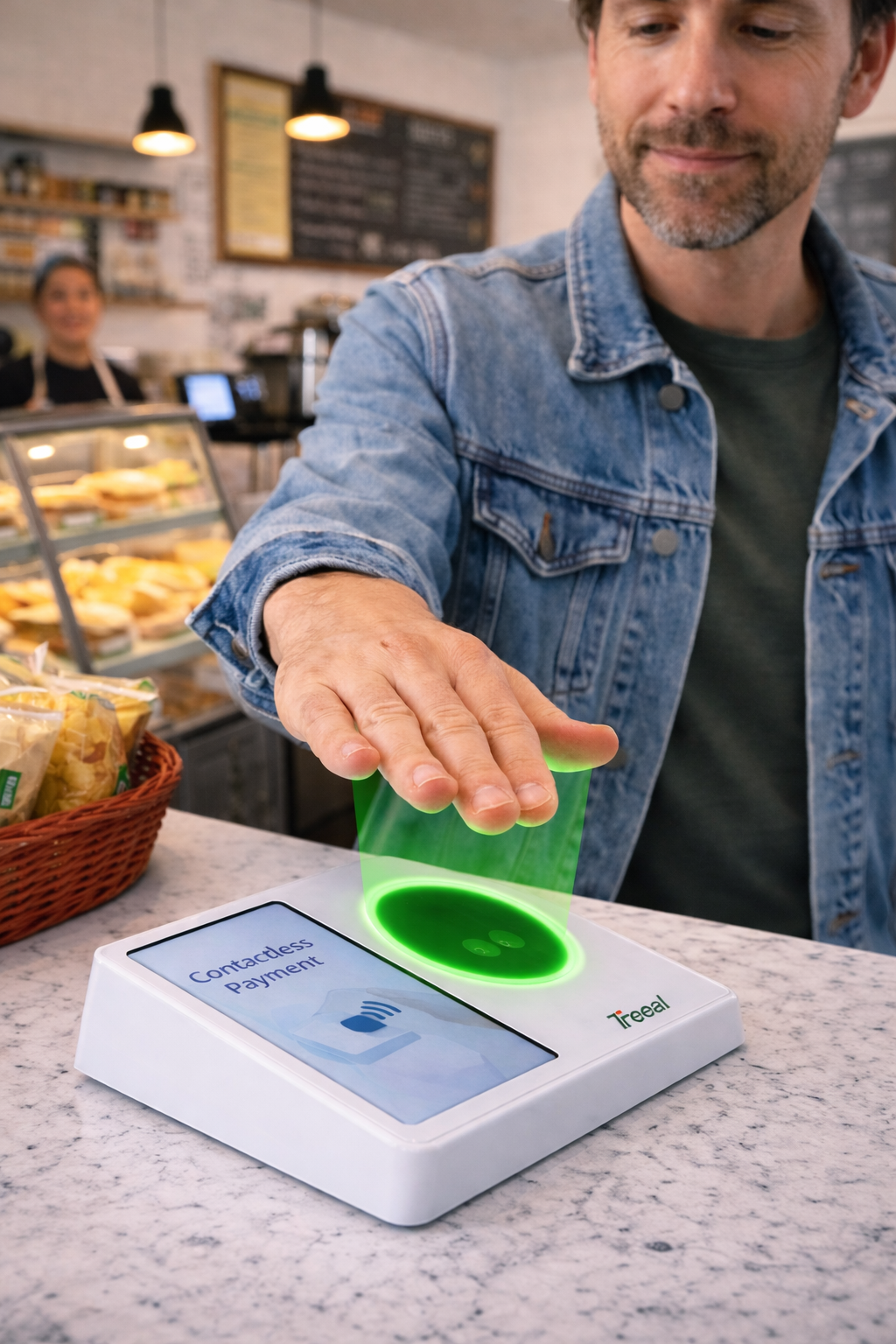 Pagamento por aproximação de palma